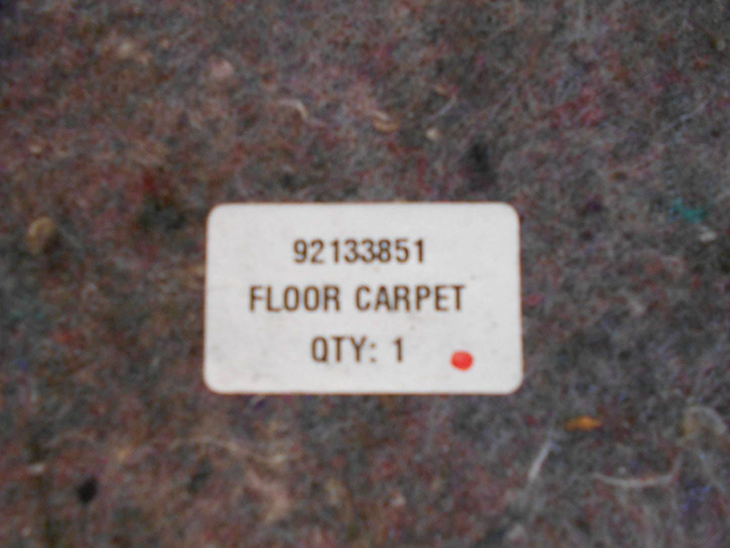Holden Commodore Wagon Genuine Floor Carpet - New Part