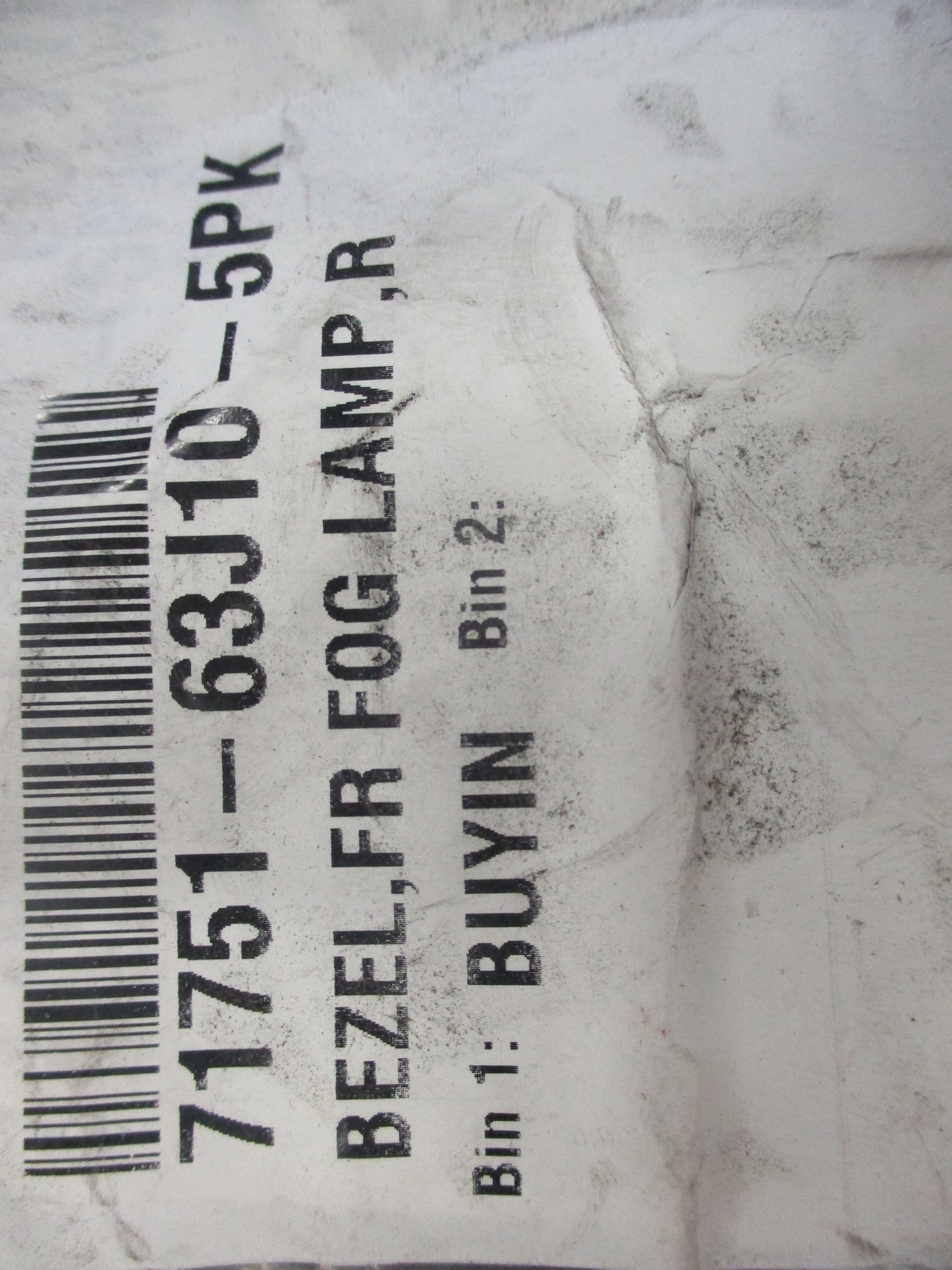 Suzuki Swift Genuine Right Hand Front Fog Light Bezel New Part