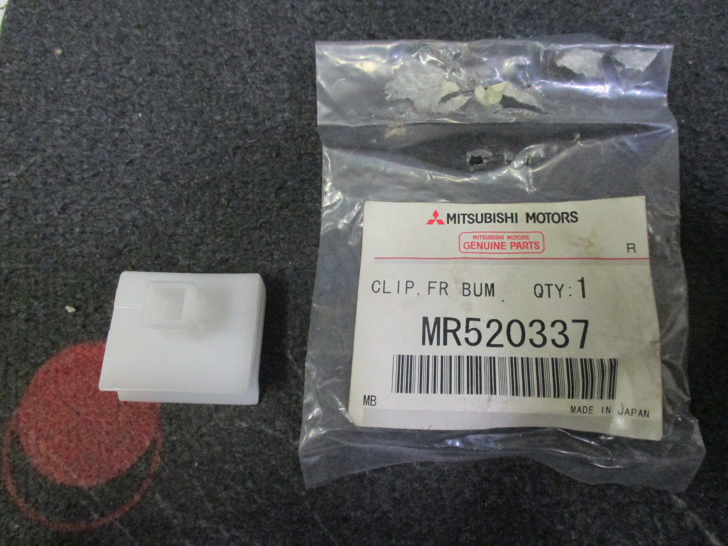 Mitsubishi Genuine Front Bumper Reinforcement Clip New