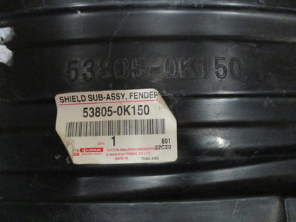 TOYOTA HILUX Genuine Right Hand Front Guard Liner New Part