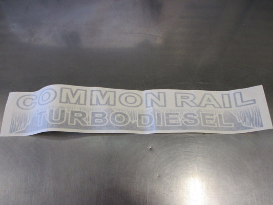 Nissan Y61 Patrol Genuine Common Rail TD Decal New Part