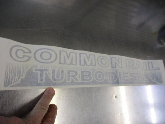 Nissan Y61 Patrol Genuine Common Rail TD Decal New Part