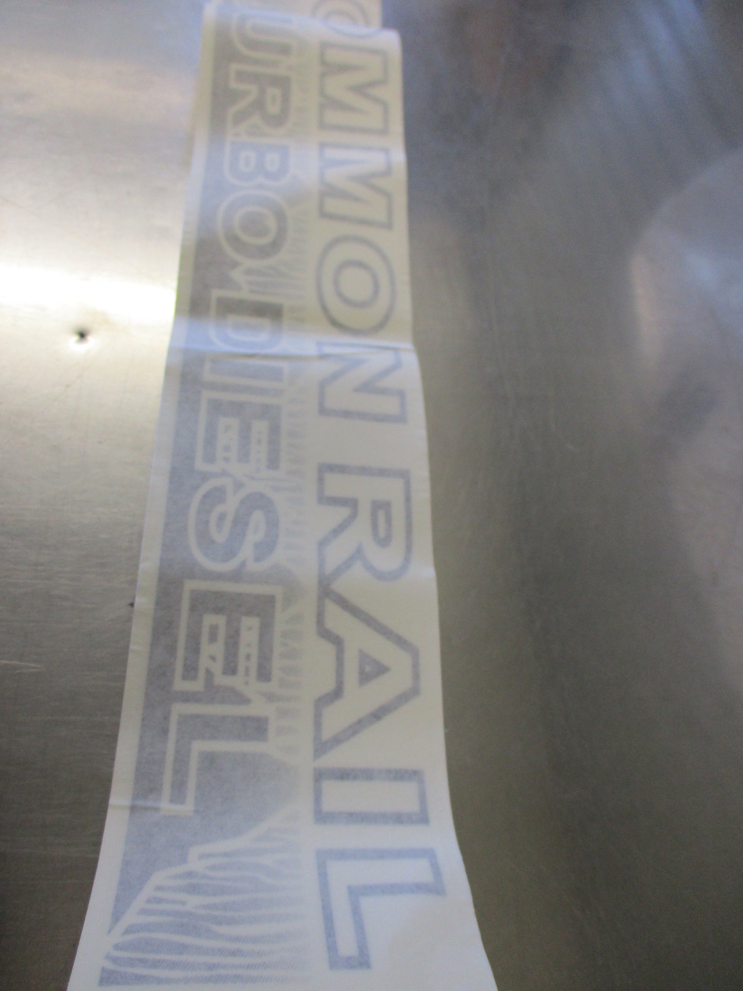 Nissan Y61 Patrol Genuine Common Rail TD Decal New Part