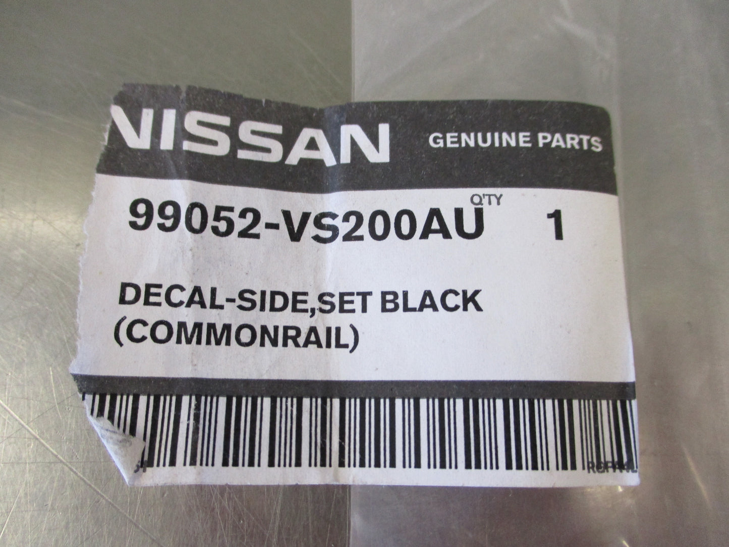 Nissan Y61 Patrol Genuine Common Rail TD Decal New Part