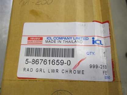 Isuzu D-Max Genuine Lower Front Grille Chrome Trim New Part