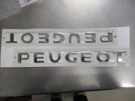 Peugeot MK2/ Partner Genuine Chrome Rear Emblem New Part