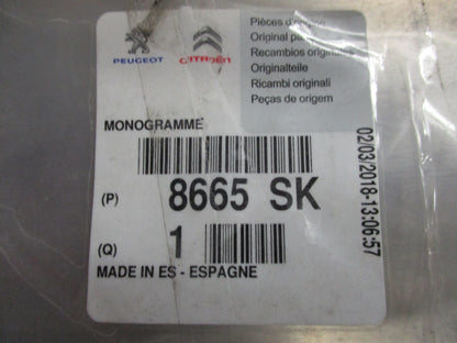 Peugeot MK2/ Partner Genuine Chrome Rear Emblem New Part