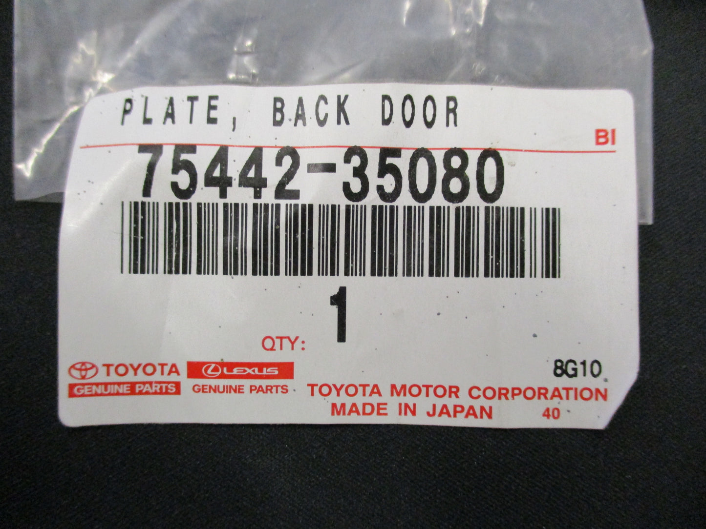 Toyota Kluger Genuine Limited Emblem Decal Back Door New Part