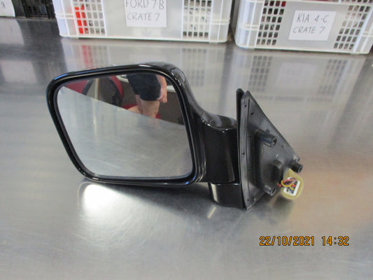 Holden Jackaroo Genuine Left Hand Electric Gloss Black Mirror Assembly New Part