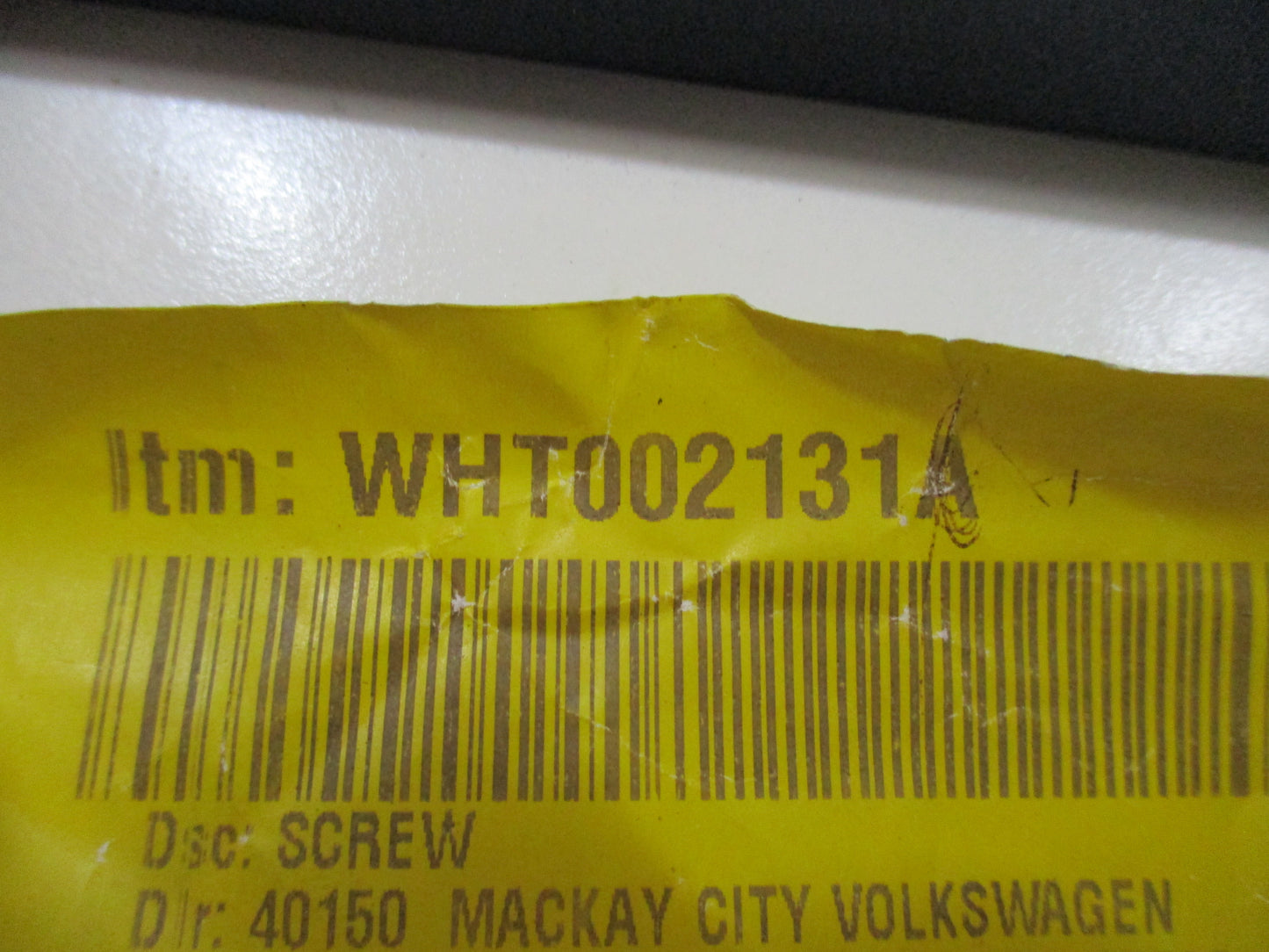 Volkswagen Genuine Cylinder Head Bolt Single Bolt New Part