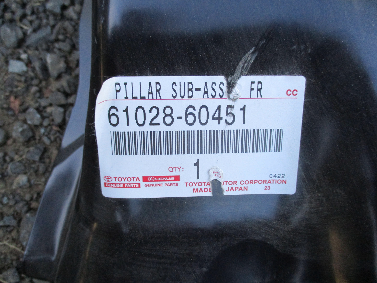 TOYOTA LAND CRUISER Genuine Left Hand Front Outer Body Pillar Sub New Part