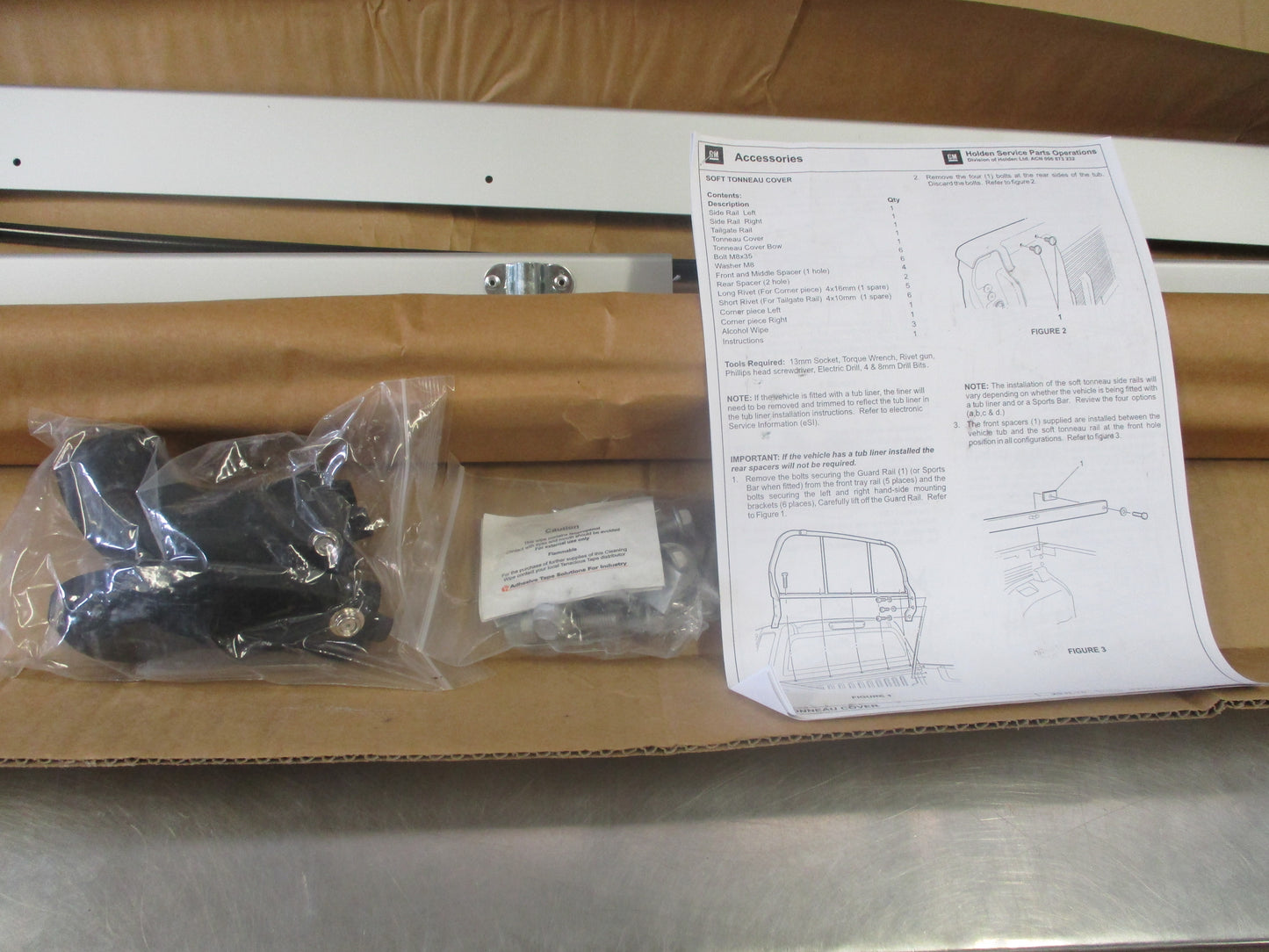 Holden RG Colorado Crew Cab Genuine Long Sports Bar Fitting Kit New Part