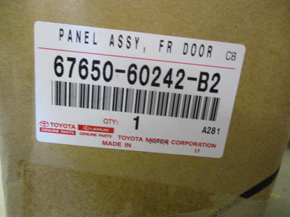 Toyota Land Cruiser Genuine Right Hand Front Door Trim / Card New Part