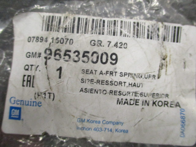 Holden Barina Genuine Upper Spring Seat New Part