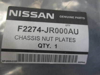Nissan D40T Navara Genuine Chassis Nut Plates New Part