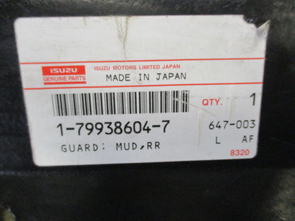 Isuzu Truck Genuine Rear Left Mud Guard New Part