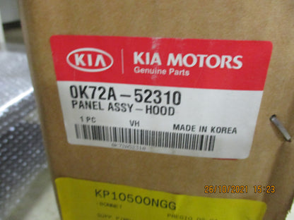 Kia Pregio Genuine Bonnet Assembly New Part