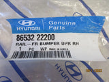 Hyundai Accent Genuine Right Hand Front Upper Bumper Rail New Part