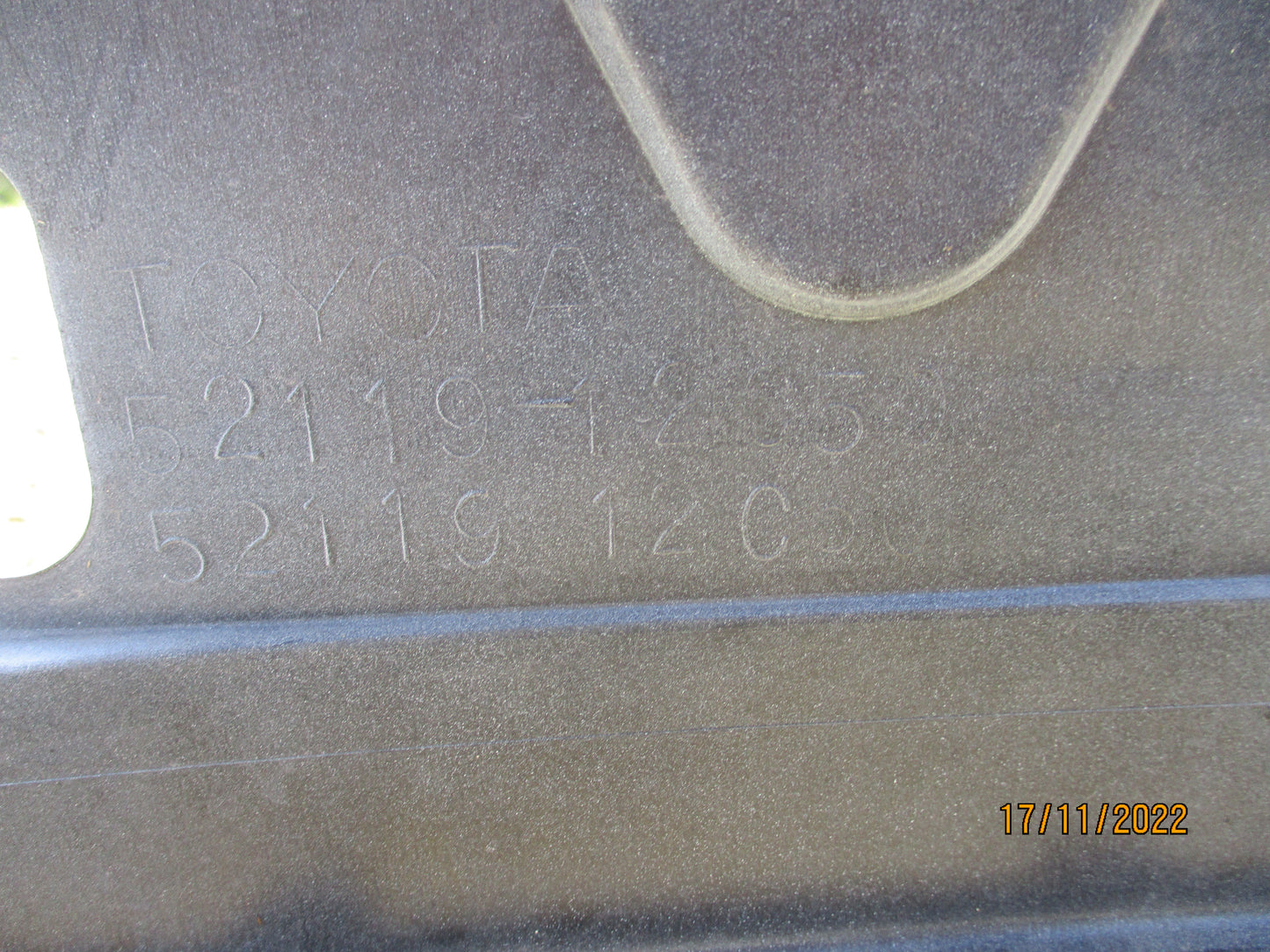 Toyota Corolla Accent Hatch Back Genuine Front Bumper Cover Used Part