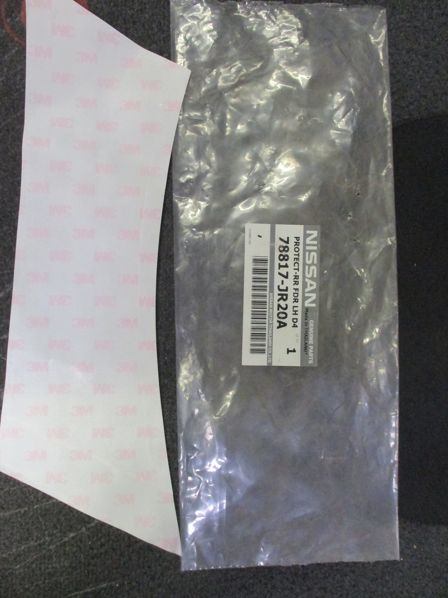 Nissan Navara D40 THI Genuine Left Hand Rear Door Protector New Part