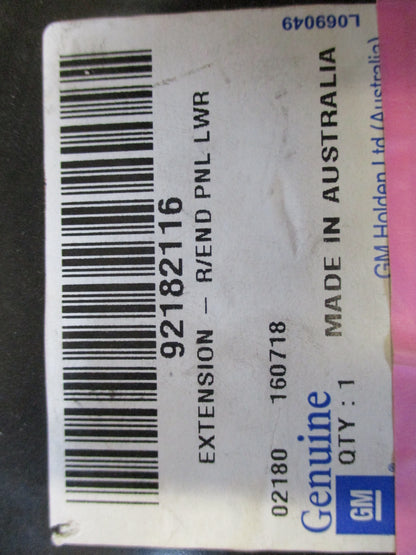 Holden Statesman/Caprice Genuine Rear Lower Liner Panel New Part