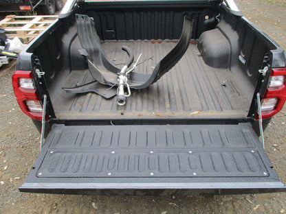 Toyota Hilux SR5 Dual Cab Genuine Tub Assembly With Rhino Liner & Tie Down Points Used Part