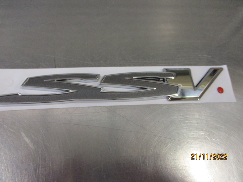 Holden VE/VF Genuine SSV Chrome Boot Emblem New Part – Half Price Parts ...