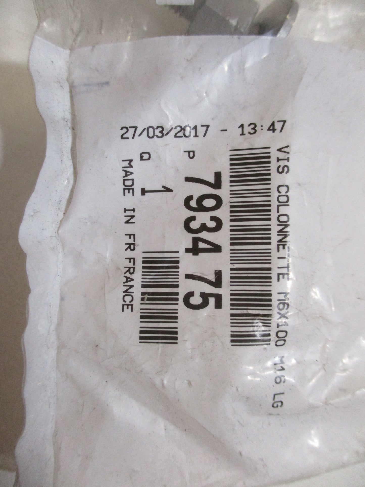 Citroen C4 C5 C6, Genuine Column Screw New Part