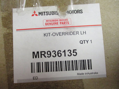 Mitsubishi MQ Triton Genuine Left Hand Bull bar Overrider Kit New Part
