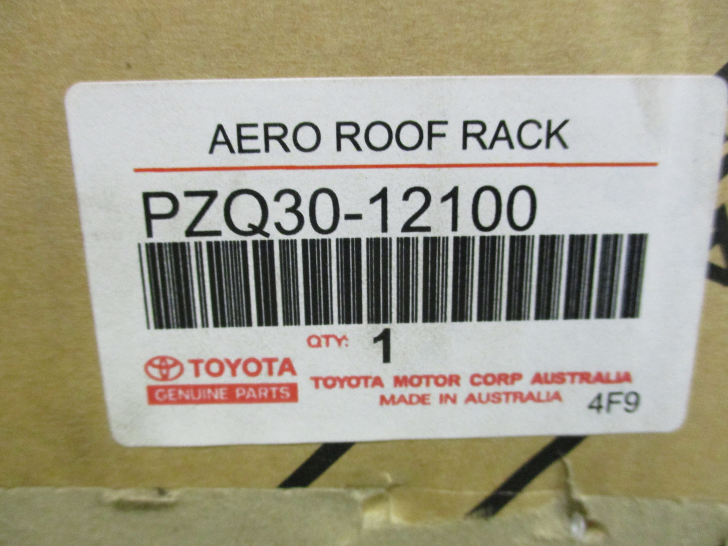 Toyota Corolla Hatch Genuine Aerorack Roof Rack Kit New Part