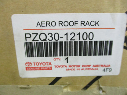 Toyota Corolla Hatch Genuine Aerorack Roof Rack Kit New Part