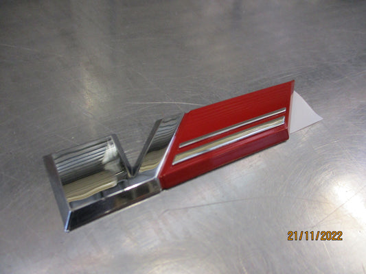 Holden VE SS-SSV Commode Genuine Chrome Emblem And Red V-Flag New Part