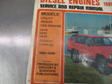 Gregory's Manual suits Toyota Hilux/Forerunner 1981 to 1989 2.4L Used