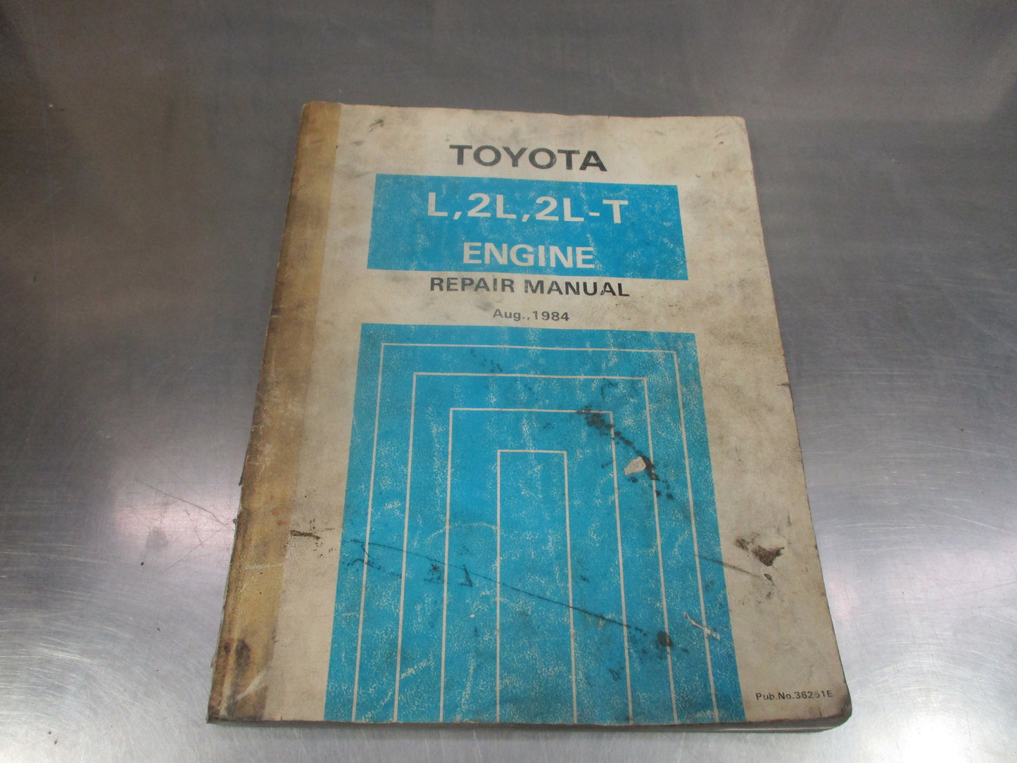 Toyota L/2L/2L-T Repair Manual Used