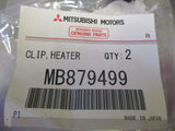 Mitsubishi Pajero Genuine Bumper Cover Clip Pair New Part