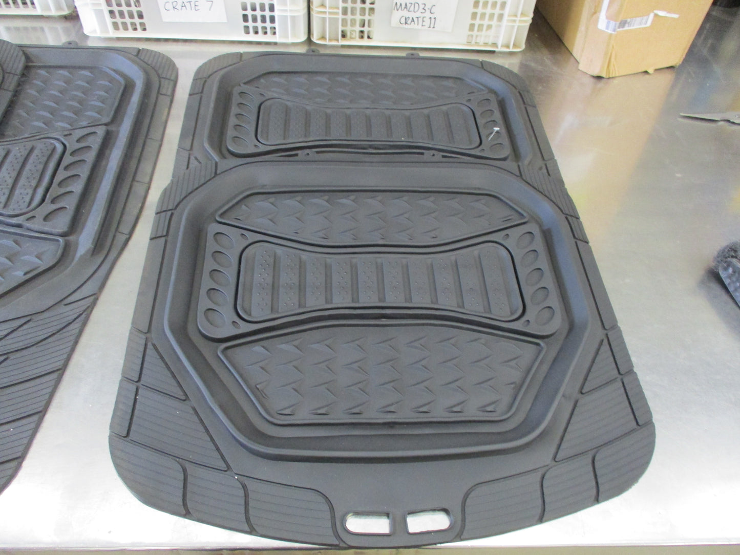 Stonewall Universal Heavy Duty Rubber Floor Mat Set of 4 New Part