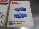 Nissan J30 Maxima Genuine Service Manual and Product Info/Training Manual Used VGC