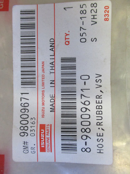 Isuzu D-Max Genuine Emission Piping New Part