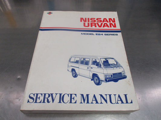 Nissan Urvan E24 Series Petrol Genuine Factory Service and Repair Manual Used