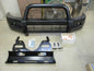Mitsubishi MQ Triton GLS-Exceed Genuine Steel Black Hammer Tone Single Hoop Bull Bar New Part