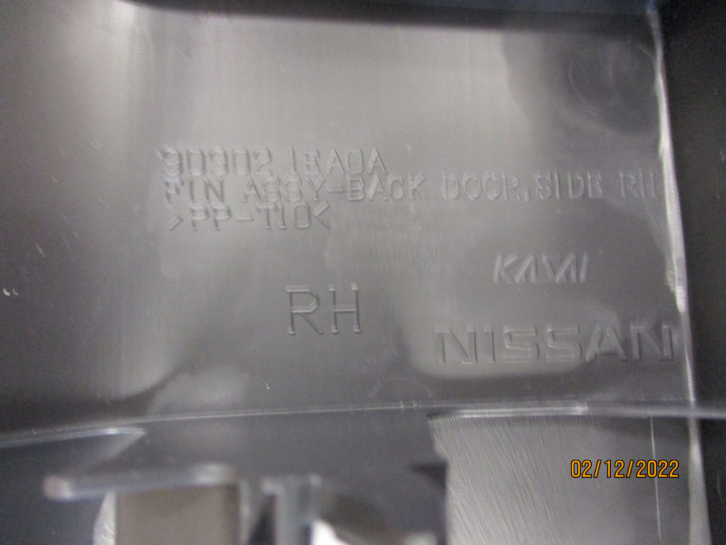 Nissan 370Z Genuine Back Door Side Right Hand Finisher Tim New Part