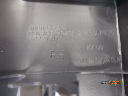 Nissan 370Z Genuine Back Door Side Right Hand Finisher Tim New Part
