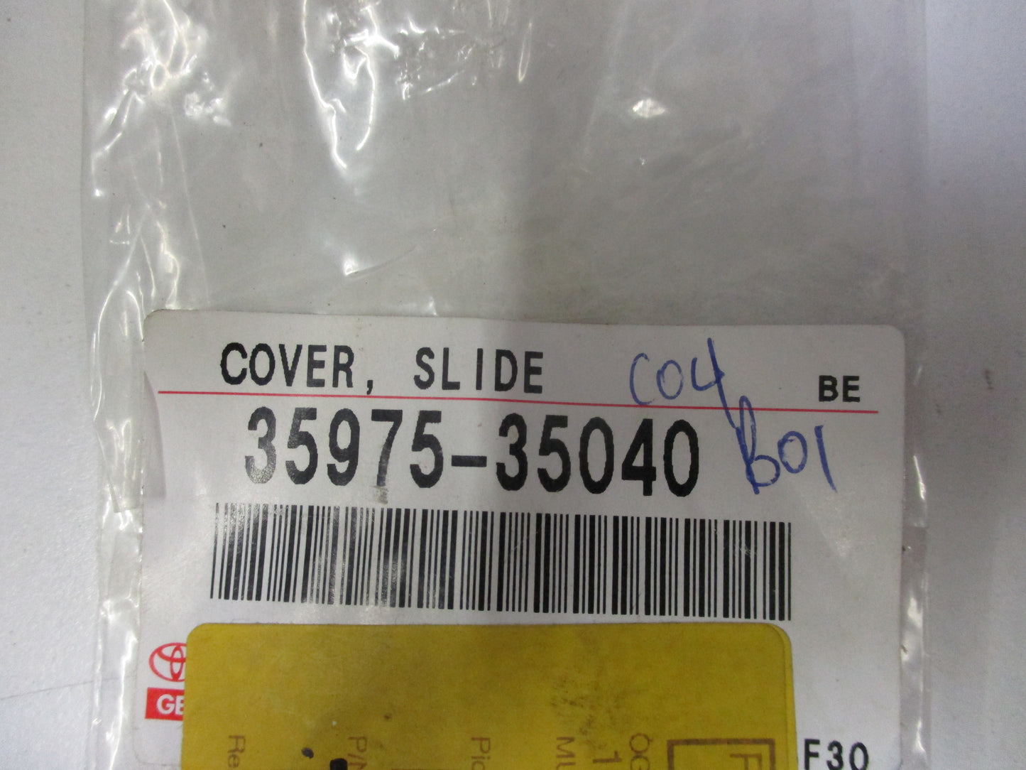 Toyota Hilux Genuine Slide Cover Position Indicator New Part