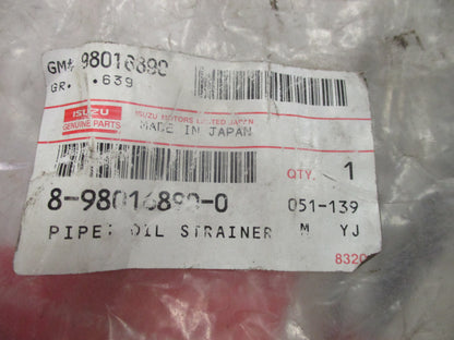 Isuzu D-max/Holden RC Colorado 4x2 Genuine Oil Pickup Hose New Part