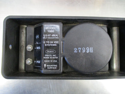 Preco 1060 Reverse Alarm 97-112DB 12/36 Volts New Part