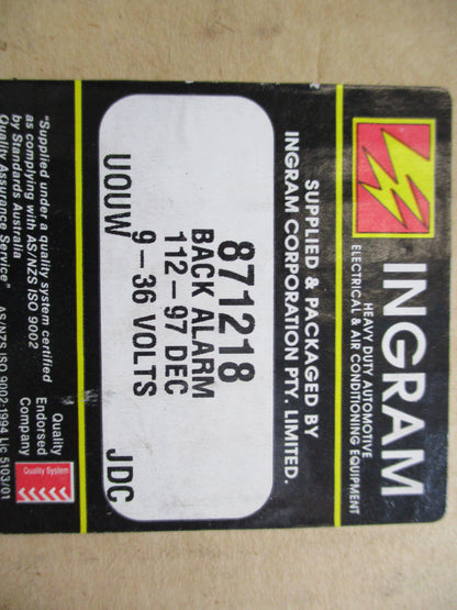 Preco 1060 Reverse Alarm 97-112DB 12/36 Volts New Part