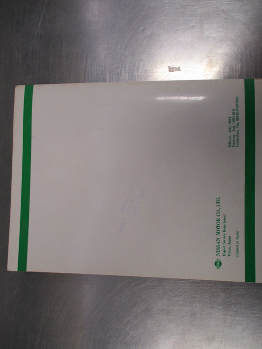 Nissan/Datsun F-22 And H40 Service Manual Supplement 2 Used
