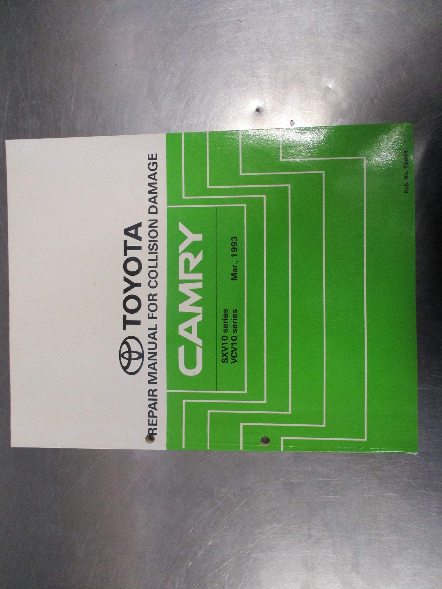 Toyota Camry Repair Manual For Collision Damage Used