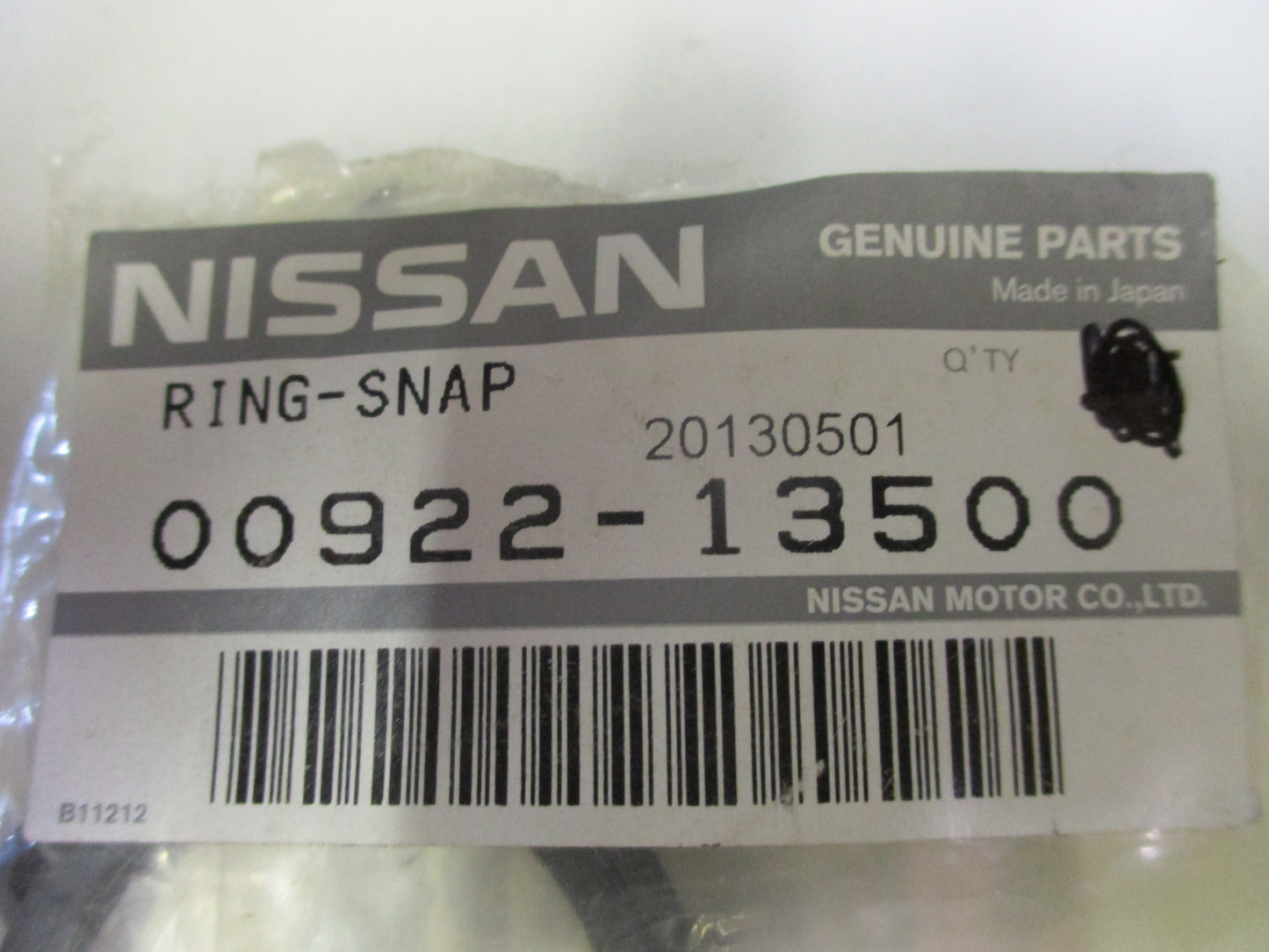 Nissan Patrol, Maxima, X-Trail Genuine Snap Ring New Part