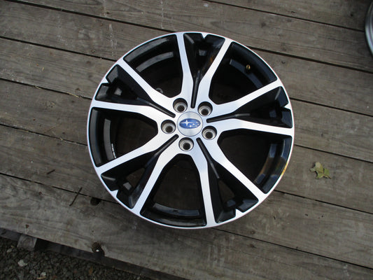 Subaru Impreza Genuine Set 4 Alloy Wheels 17x7J Used Part VGC